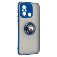 Чохол до мобільного телефона Armorstandart Frosted Matte Ring Xiaomi Redmi 12C Navy Blue (ARM68372)