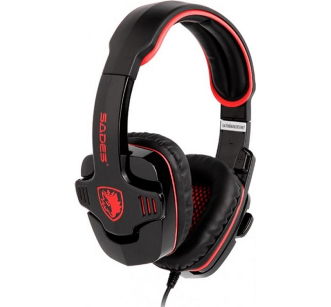 Гарнитура Sades SA-708GT Black/Red (sa708brj)