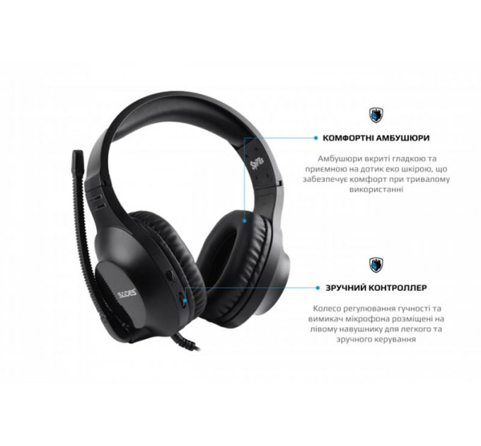 Гарнитура Sades SA-721 Spirits Black (sa721bkj)
