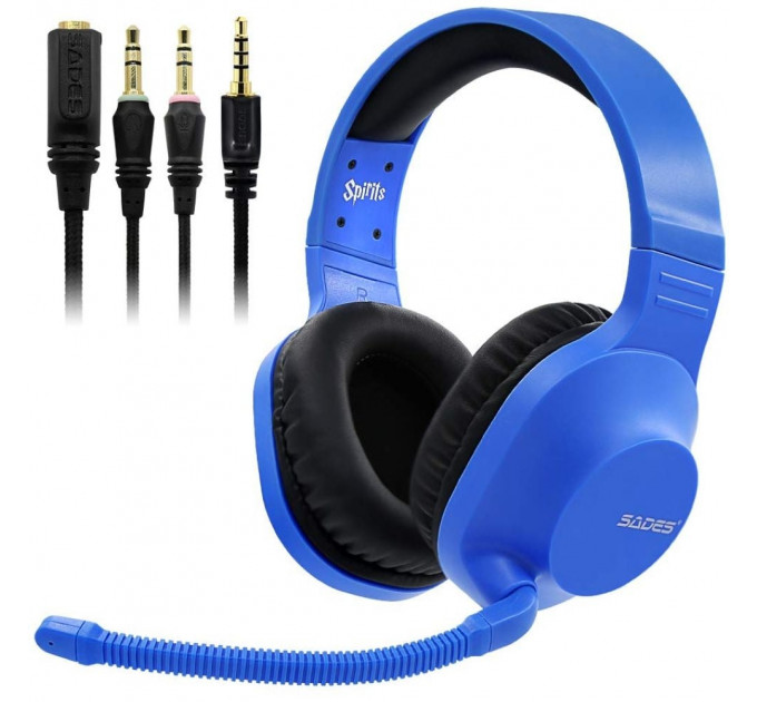 Гарнитура Sades SA-721 Spirits Blue (sa721blj)