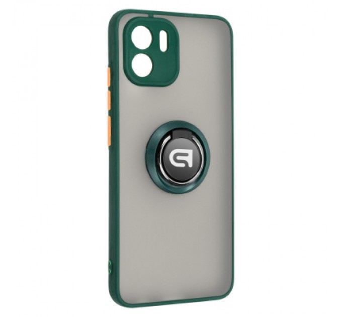 Armorstandart Чохол до мобільного телефона Armorstandart Frosted Matte Ring Xiaomi Redmi A2 Dark Green (ARM68375)