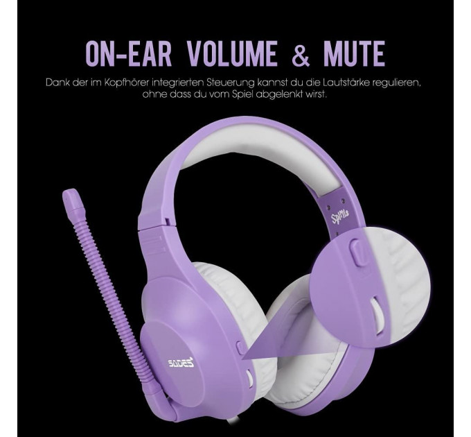 Гарнитура Sades SA-721 Spirits Purple (sa721prj)