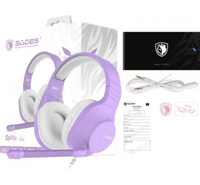 Гарнитура Sades SA-721 Spirits Purple (sa721prj)