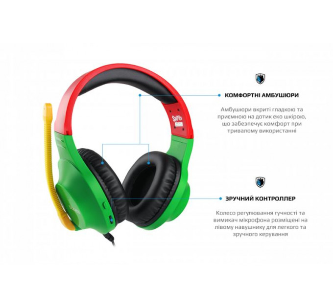 Гарнитура Sades SA-721 Spirits Rasta (sa721rsj)