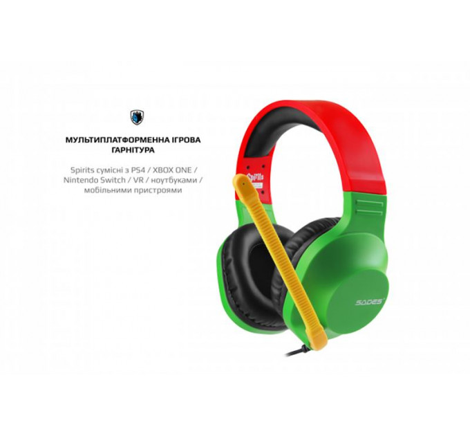 Гарнитура Sades SA-721 Spirits Rasta (sa721rsj)