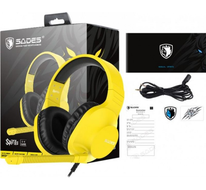 Гарнитура Sades SA-721 Spirits Yellow (sa721yej)
