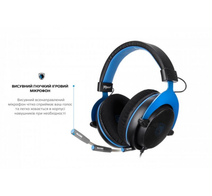 Гарнитура Sades SA-723 Mpower Blue/Black (sa723blj)