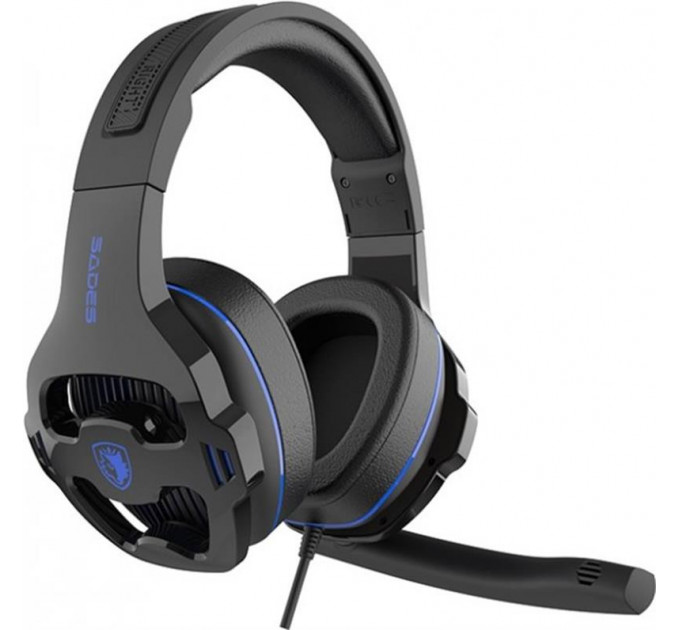 Гарнитура Sades SA-726 Ppower Black/Blue (sa726blj)