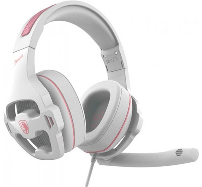 Гарнитура Sades SA-726 Ppower White/Pink (sa726wpj)