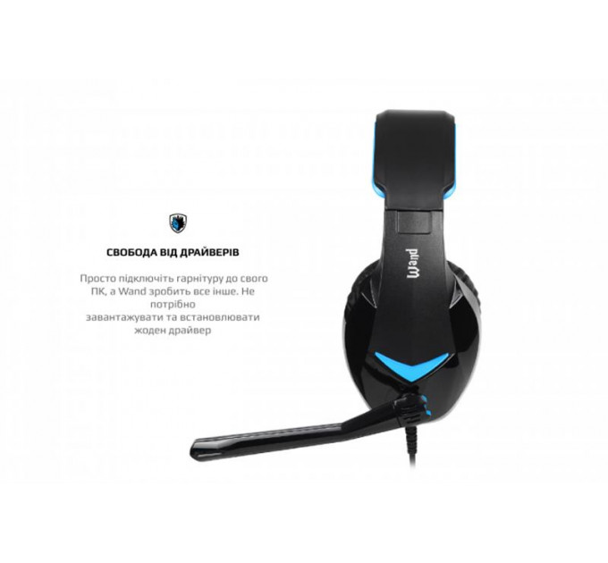 Гарнитура Sades SA-914 Wand Black/Blue LED (sa914bku)