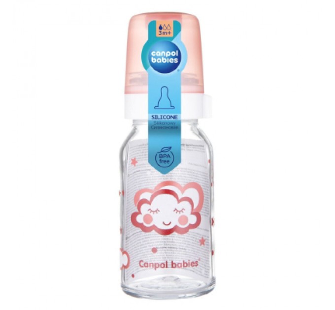 Canpol babies Пляшечка для годування Canpol babies 120 мл Червона (42/102)