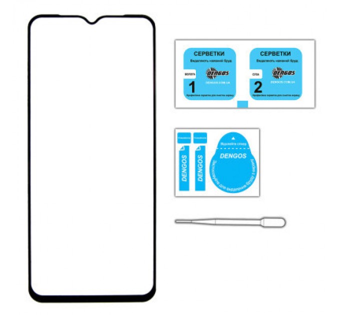 Dengos Скло захисне Dengos Full Glue Oppo A78 5G (black) (TGFG-298)