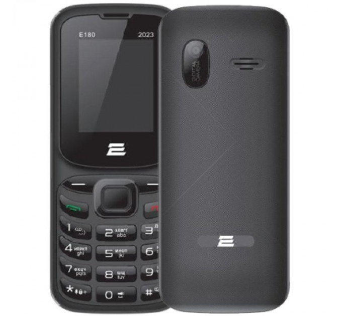 2E Мобільний телефон 2E E180 2023 Black (688130251044)