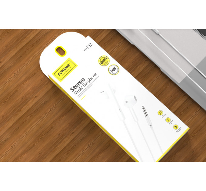 Гарнитура Foneng T32 3D music earphone (T32-E-3DM)