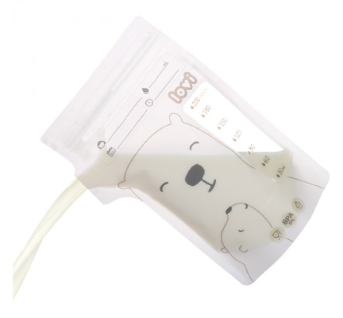 Lovi Пакет для зберігання грудного молока Lovi Buddy bear 25 шт (12/208)