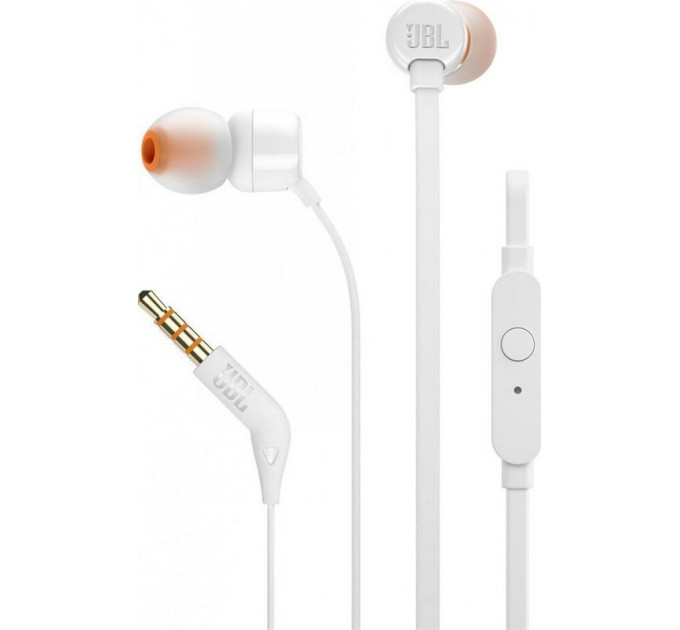 Гарнитура JBL T110 White (JBLT110WHT)