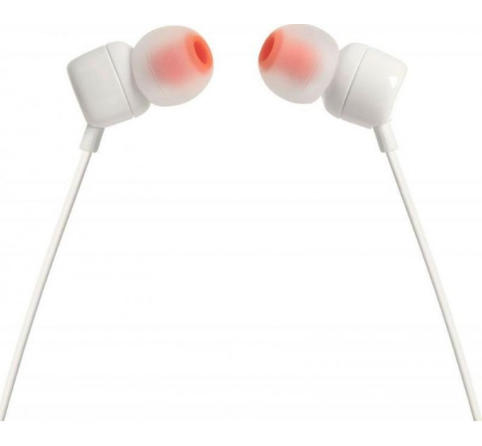 Гарнитура JBL T110 White (JBLT110WHT)
