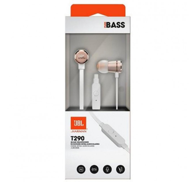 Гарнитура JBL T290 Rose Gold (JBLT290RGD)5