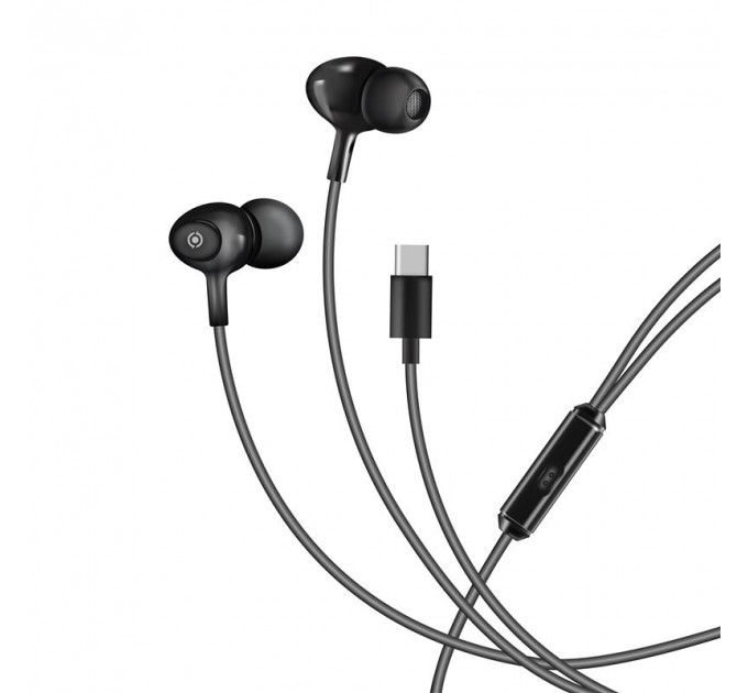 Гарнитура Piko EP-103BKM Type-C Black (1283126590276)