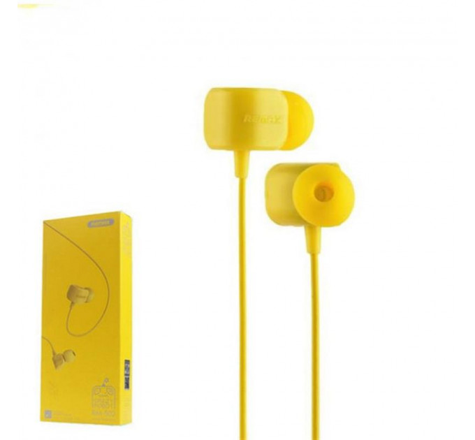 Гарнитура Remax RM-502 Yellow (6954851265078)