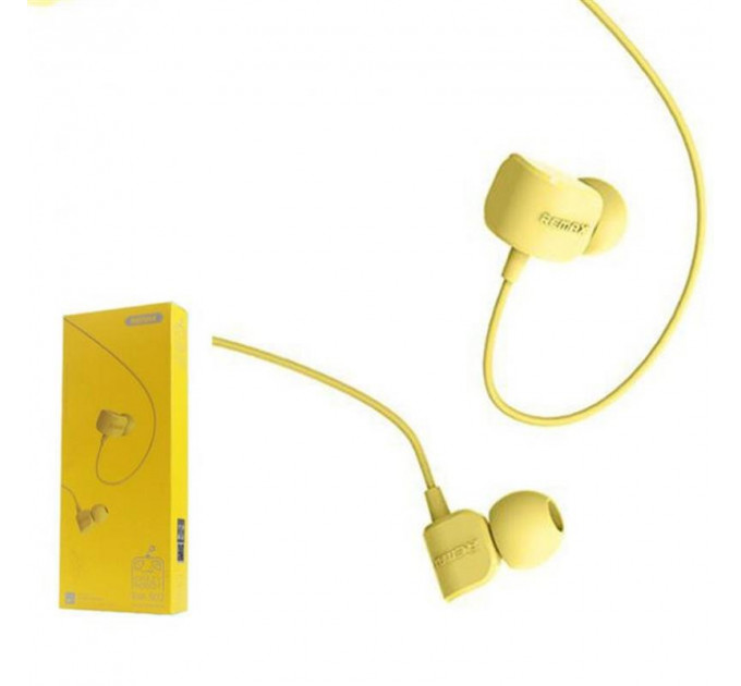 Гарнитура Remax RM-502 Yellow (6954851265078)