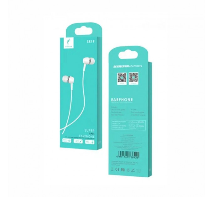 Гарнитура SkyDolphin SR19 White (SDHF-000408)
