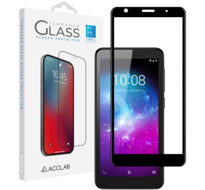 Скло захисне ACCLAB Full Glue ZTE Blade L8 (1283126508899)