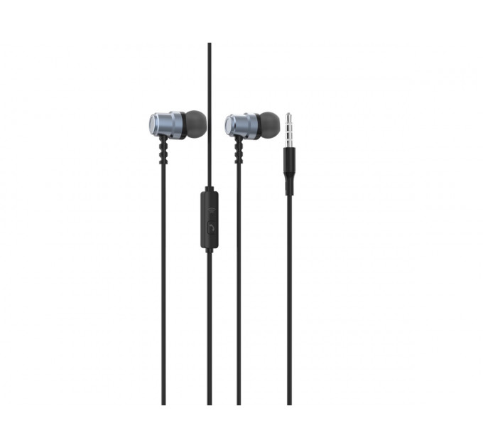 Гарнитура SkyDolphin SR28 Metal with mic Gray (HF-000471)