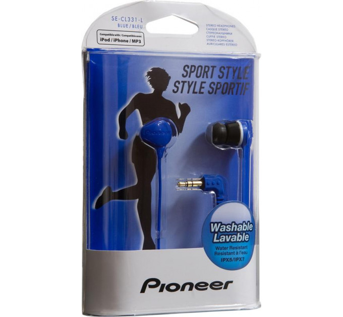 Наушники Pioneer SE-CL331 Blue (SE-CL331-L)