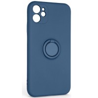 Чохол до мобільного телефона Armorstandart Icon Ring Apple iPhone 11 Blue (ARM68643)