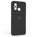 Armorstandart Чохол до мобільного телефона Armorstandart Icon Ring Xiaomi Redmi 12C Black (ARM68791)