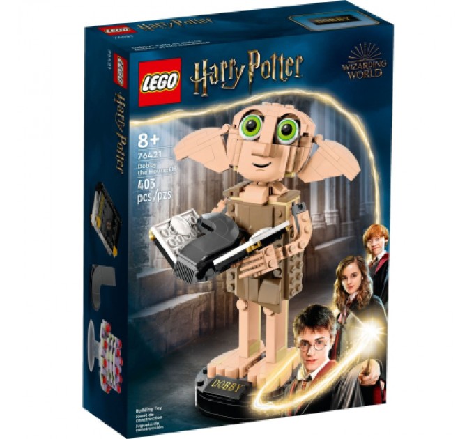 LEGO Конструктор LEGO Harry Potter Добі домашній ельф 403 елемента (76421)