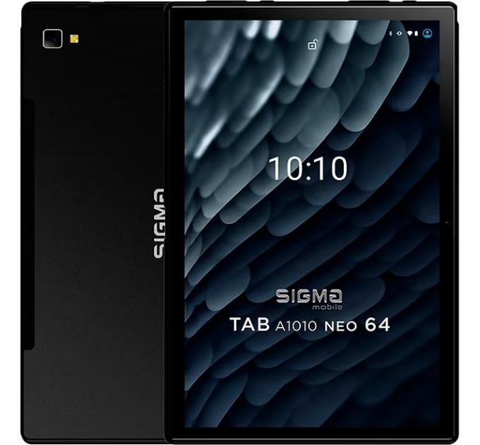 Планшет Sigma mobile Tab A1010 Neo 4/64GB 4G Dual Sim Black+чохол-книжка