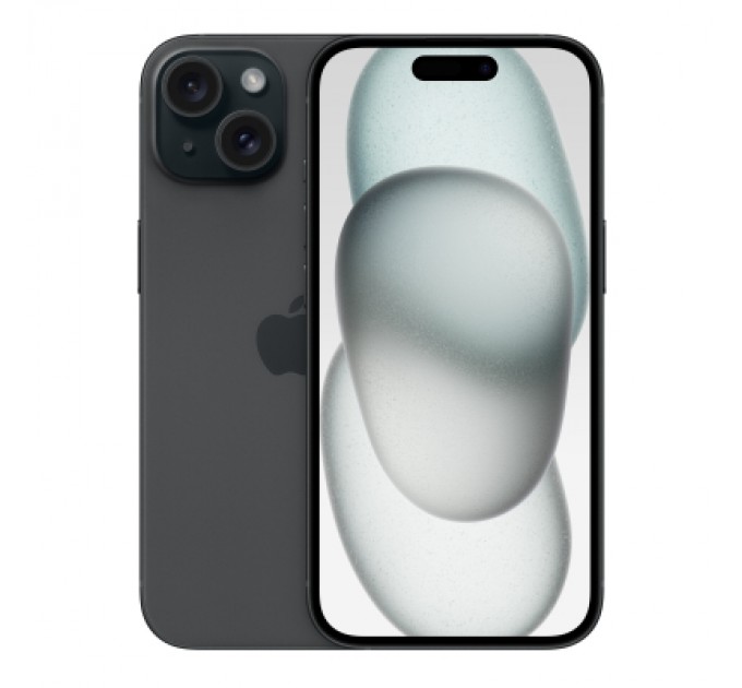 Apple Мобільний телефон Apple iPhone 15 256GB Black (MTP63)