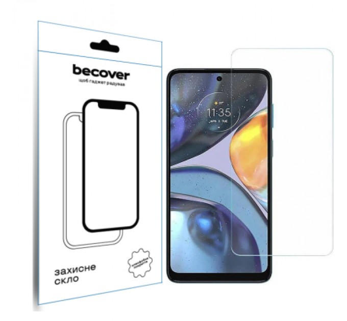 BeCover Скло захисне BeCover Motorola Moto E32s 3D Crystal Clear Glass (709734)