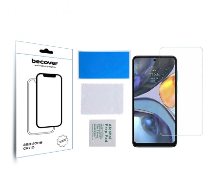 BeCover Скло захисне BeCover Motorola Moto E32s 3D Crystal Clear Glass (709734)