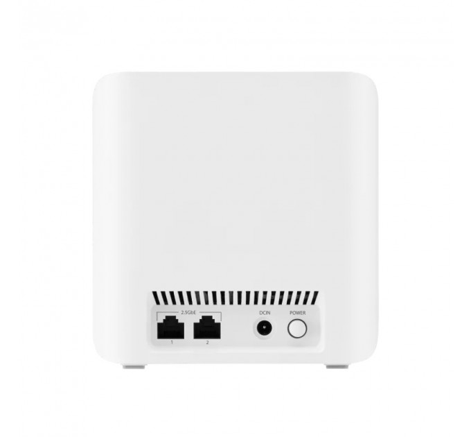 Wi-Fi Mesh система Asus ZenWiFi BD4 2pk White (90IG0960-MO3C20) (WiFi7, BE3600, Tri-band, Qualcomm, 2x2.5GE WAN/LAN, AiMesh, антенны: 4)