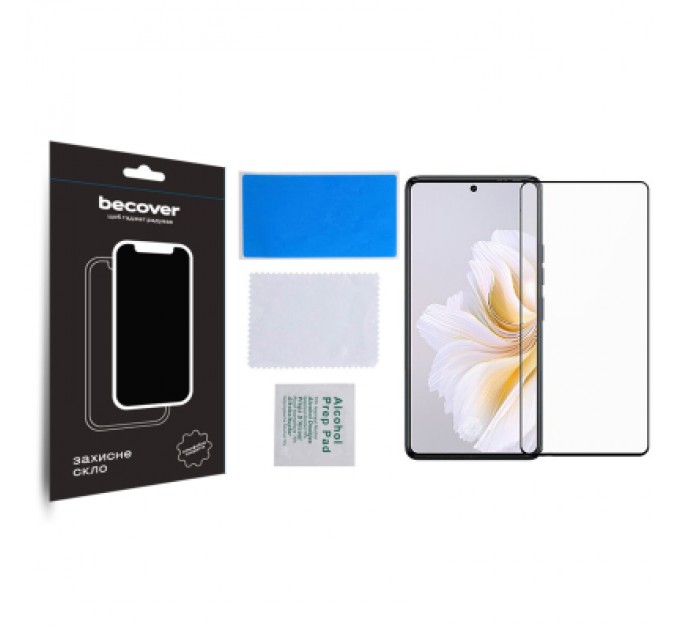 BeCover Скло захисне BeCover Tecno Camon 20 Pro (CK7n) Black (709745)