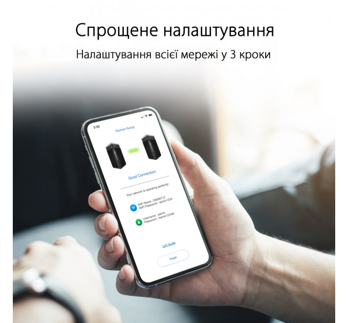 Wi-Fi Mesh система Asus ZenWiFi Pro XT12 2pk Black (90IG06U0-MO3A40)