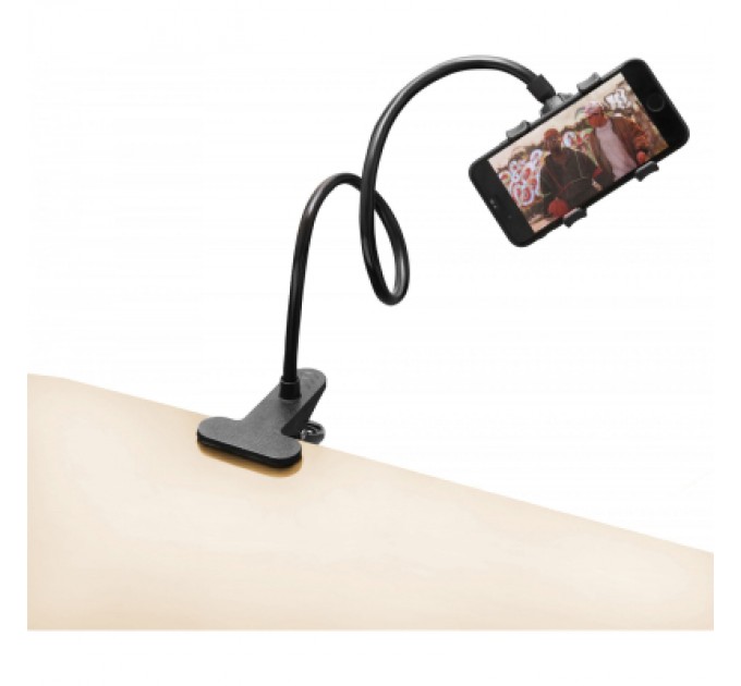 XoKo Тримач для смартфонів XoKo прищепка, гнучкий, 65 см, чорний (RM-C20)