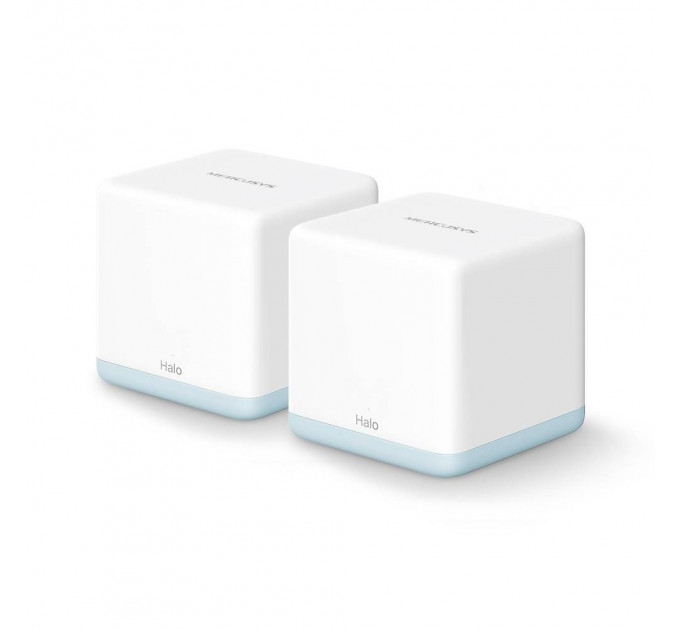 WiFi Mesh система Mercusys Halo H30 (2-pack) (AC1200, 2х 10/100 WAN/LAN, Beamforming, MESH, 2-pack)