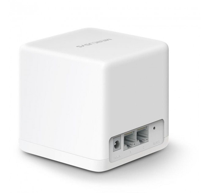 WiFi Mesh система Mercusys Halo H30G (2-pack) (AC1300, 2хGE WAN/LAN, Beamforming, MESH, 2-pack)