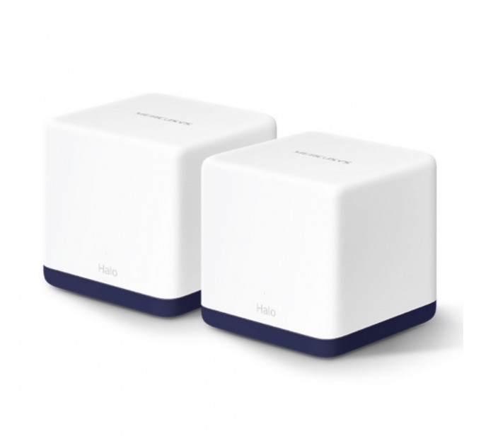 WiFi Mesh система Mercusys Halo H50G(2-pack) (AC1900, 3хGE WAN/LAN, Beamforming, MESH, 2-pack)