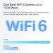 WiFi Mesh система Mercusys Halo H60X 3-pack (AX1500, 3хGE WAN/LAN, Beamforming, MU-MIMO, OFDMA)