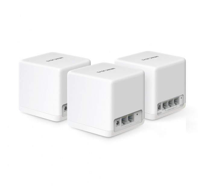 WiFi Mesh система Mercusys Halo H60X 3-pack (AX1500, 3хGE WAN/LAN, Beamforming, MU-MIMO, OFDMA)
