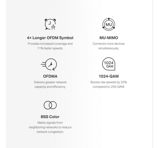 WiFi Mesh система Mercusys Halo H60X 3-pack (AX1500, 3хGE WAN/LAN, Beamforming, MU-MIMO, OFDMA)
