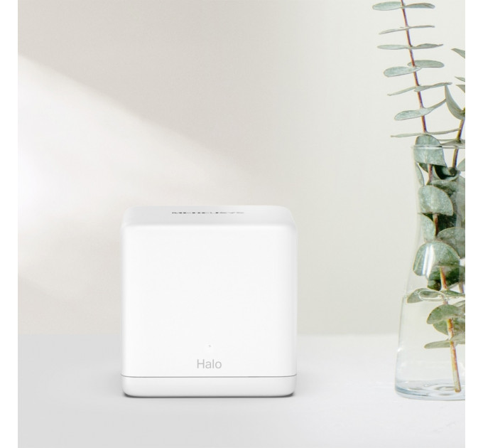 WiFi Mesh система Mercusys Halo H60X 3-pack (AX1500, 3хGE WAN/LAN, Beamforming, MU-MIMO, OFDMA)