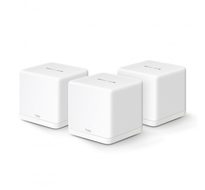 WiFi Mesh система Mercusys Halo H60X 3-pack (AX1500, 3хGE WAN/LAN, Beamforming, MU-MIMO, OFDMA)