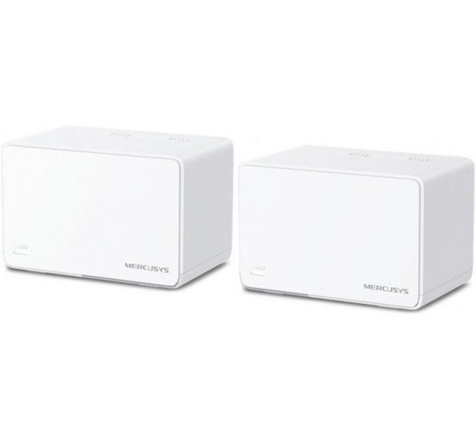 WiFi Mesh система Mercusys Halo H80X 2-pack (AX3000, 3хGE WAN/LAN, Beamforming, MU-MIMO, OFDMA)