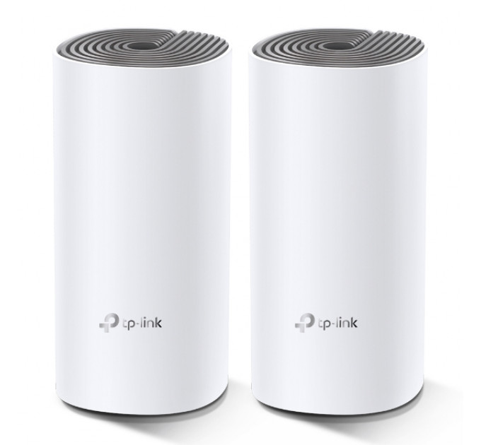 WiFi Mesh система TP-Link Deco E4(2-pack) (AC1200, 2xFE WAN/LAN, MESH, 2 антенны, 2-pack)